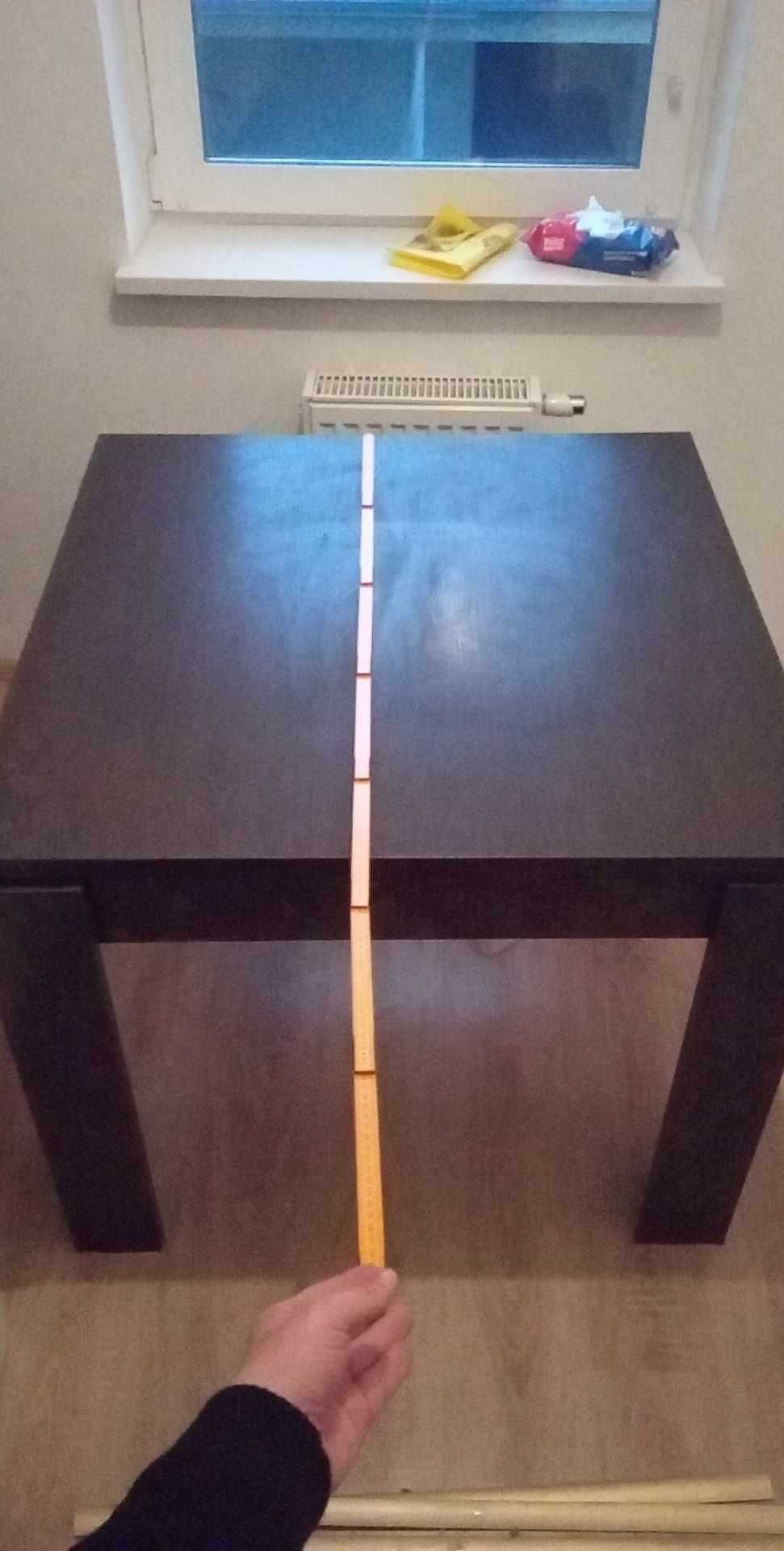 Stół venge rozkładany 90x90 (180) cm