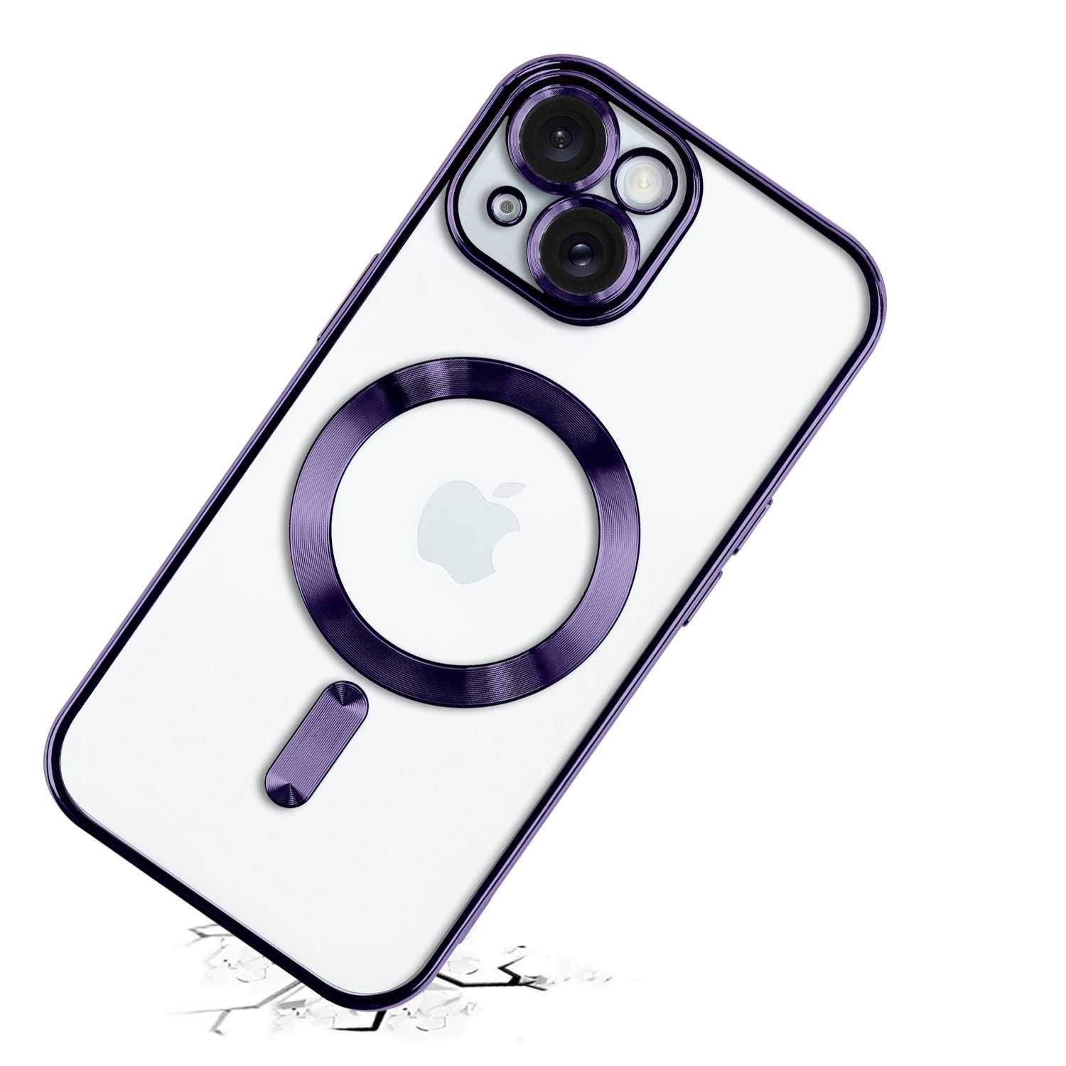 Etui Obudowa Plecki Case Magsafe Iphone 13/14/15 Plus Pro Max Purpura