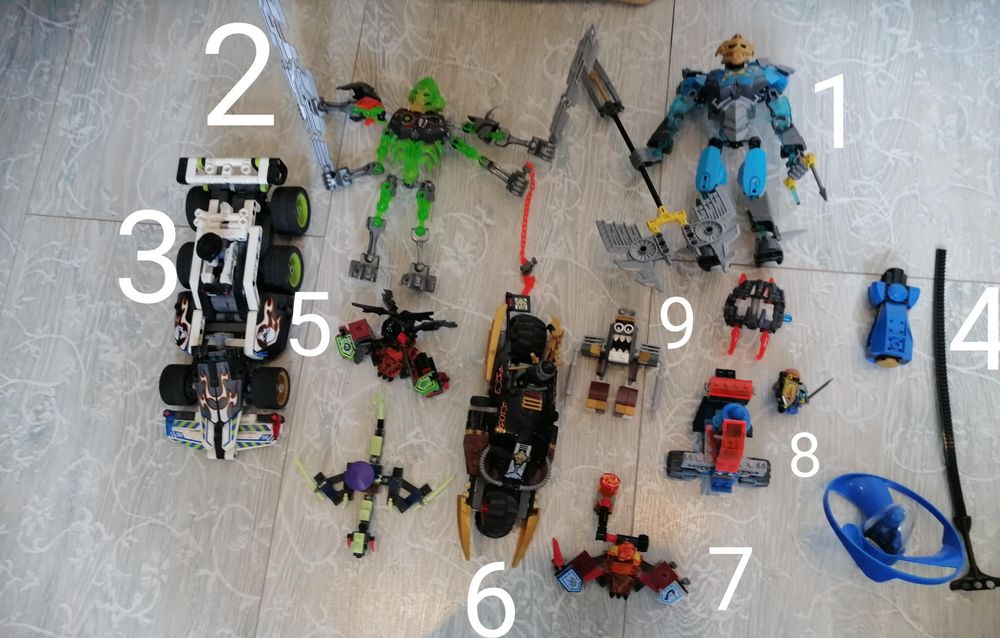 Lego набори (Ninjago, Necso Knight ,Chaina)