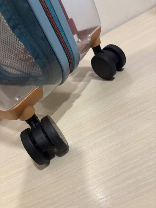 Прозора валіза, нова,  дитяча або ручна поклажа, регулюється ручка