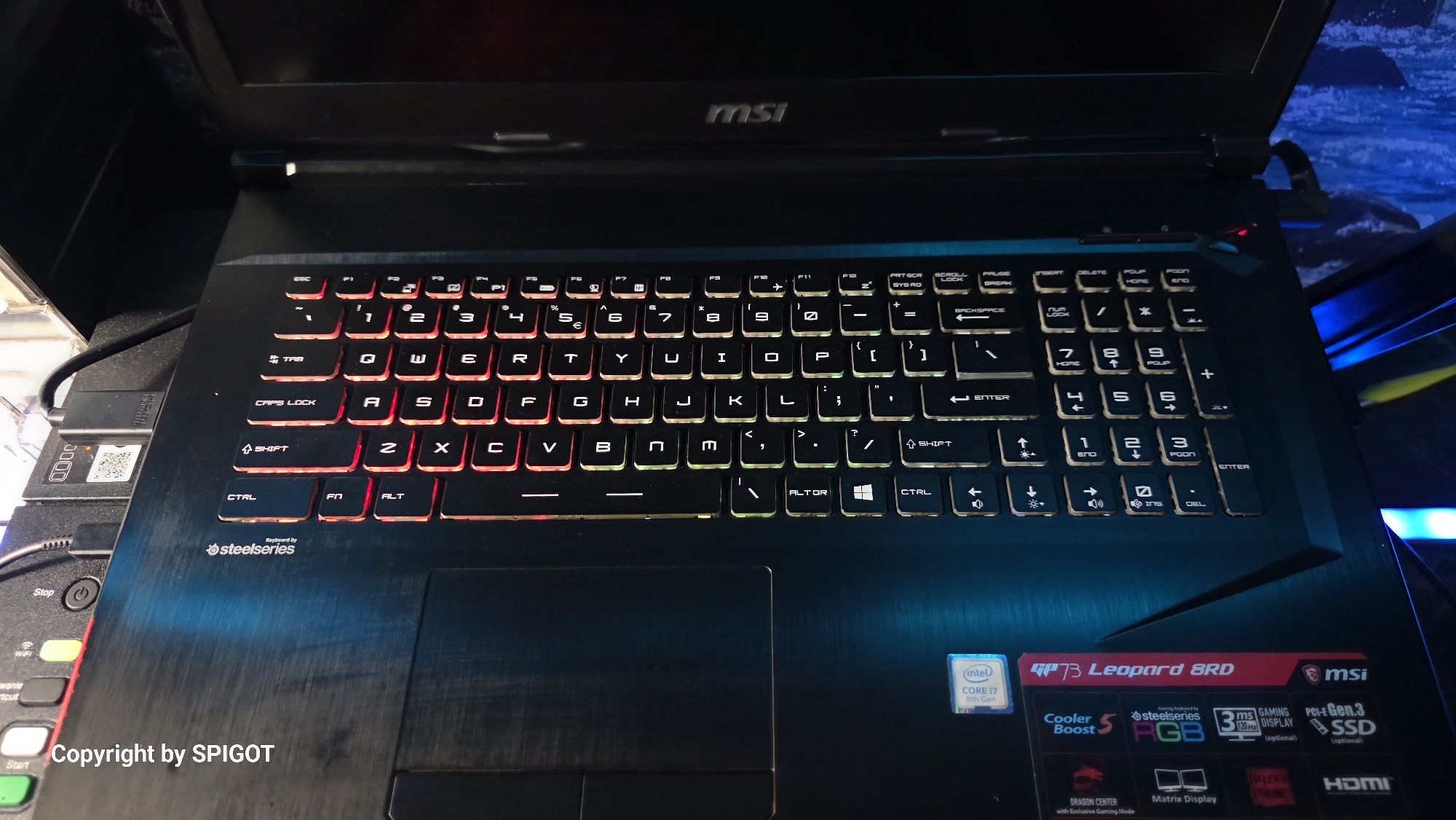 Laptop gamingowy MSI GP 73 Leopard 8RD
