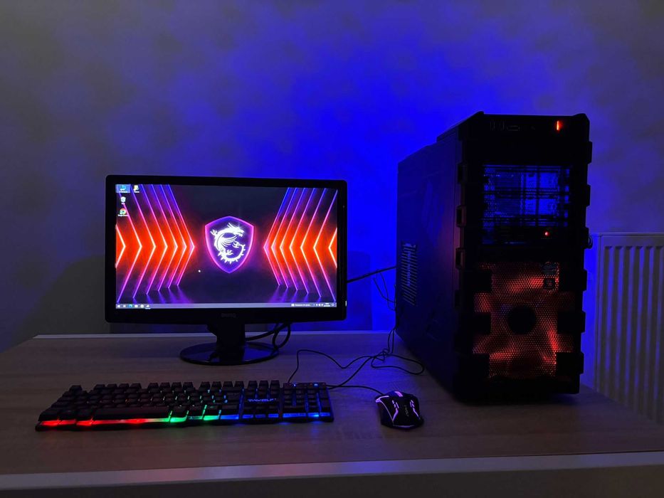 Zestaw Do Gier i5 4x3.7Ghz/Mocna Grafika/Ram-16GB/SSD+500GB/Monitor 22