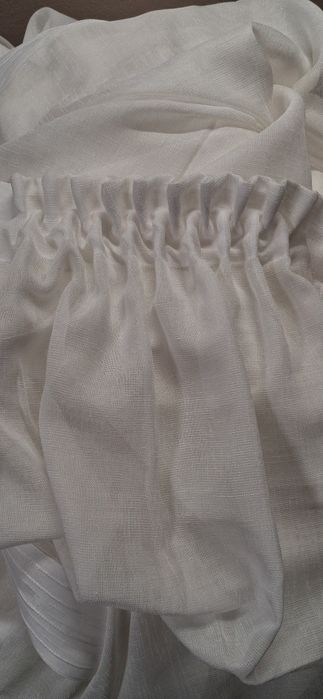 Тюль тонкий льон