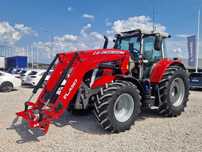 Ciągnik rolniczy Massey Ferguson 6S.145 z ładowaczem czołowym