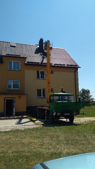 Malowanie dachu ogrodzeń elewacji krycie dachów papą mycie czyszczenie