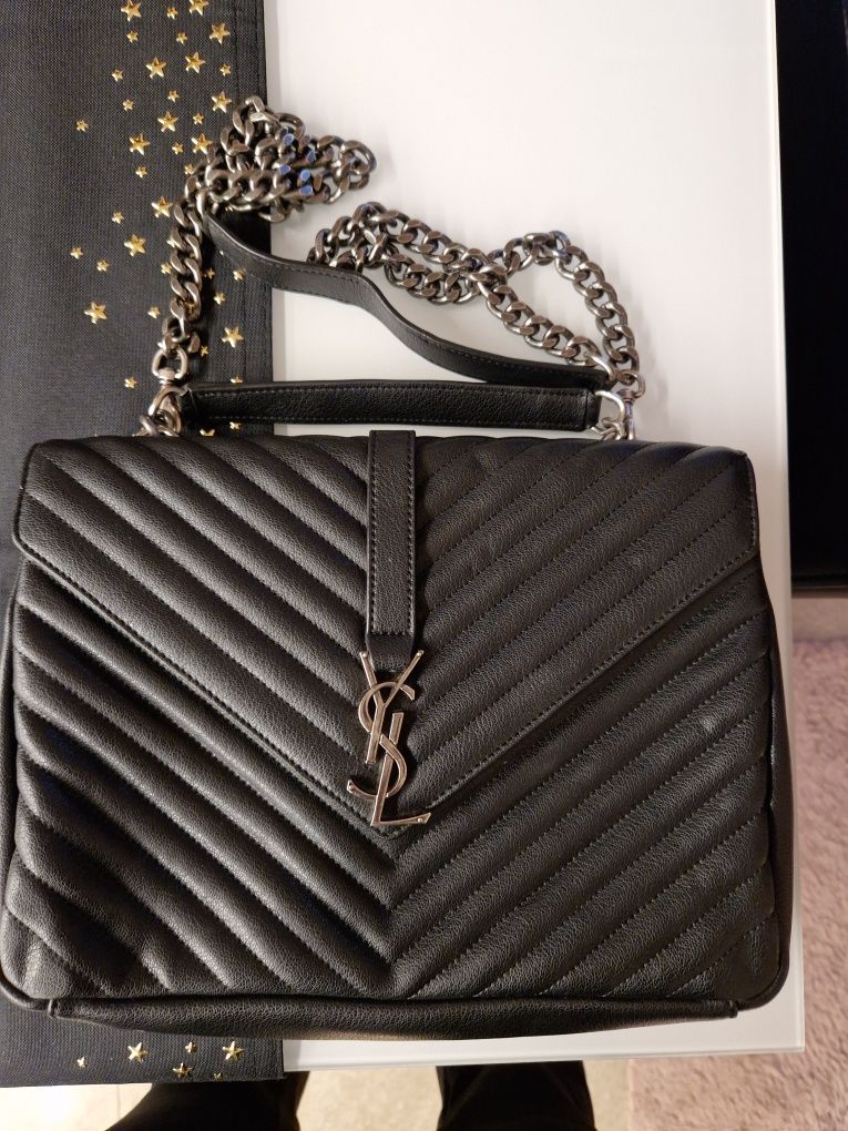 Saint Laurent torebka typu college