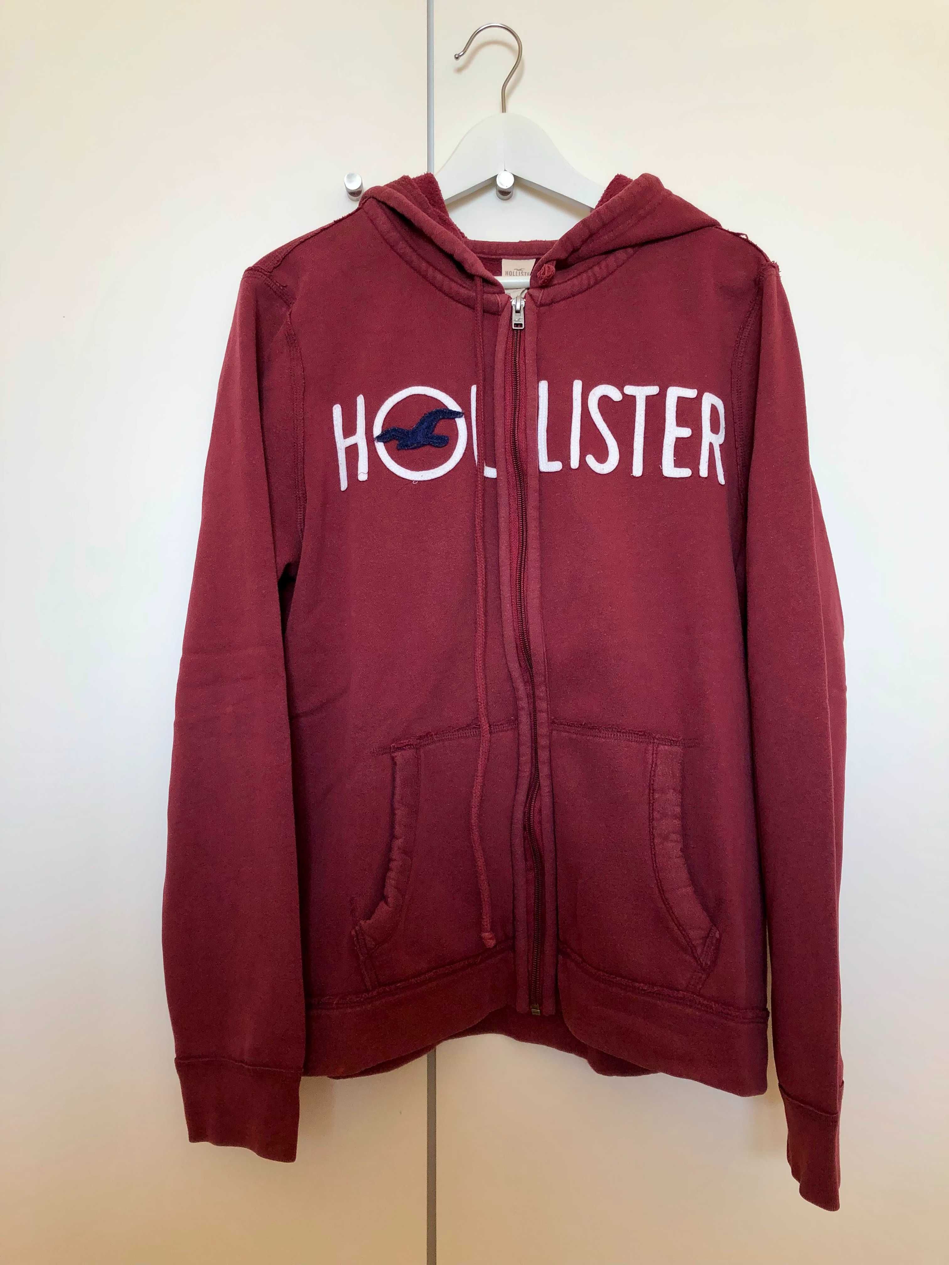 Casaco Hollister bordeaux M