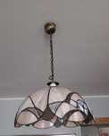 Lampa wisząca zdobiona retro vintage