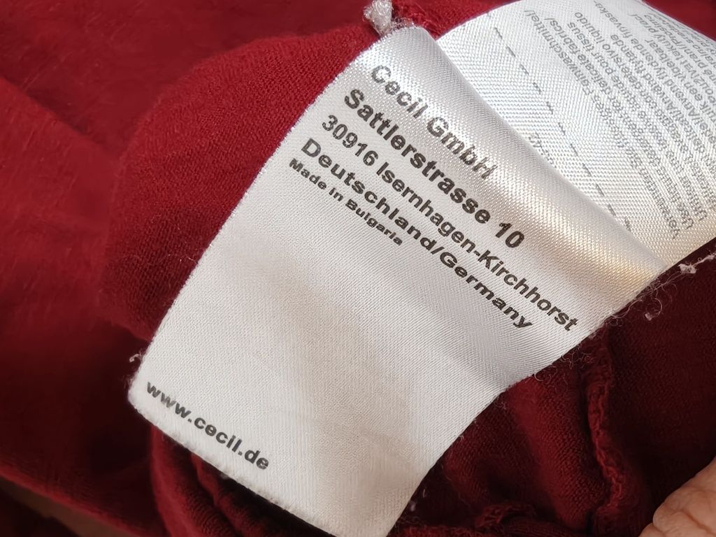 Wyszczuplające ciążowa bluzka z modelu XL Cecil