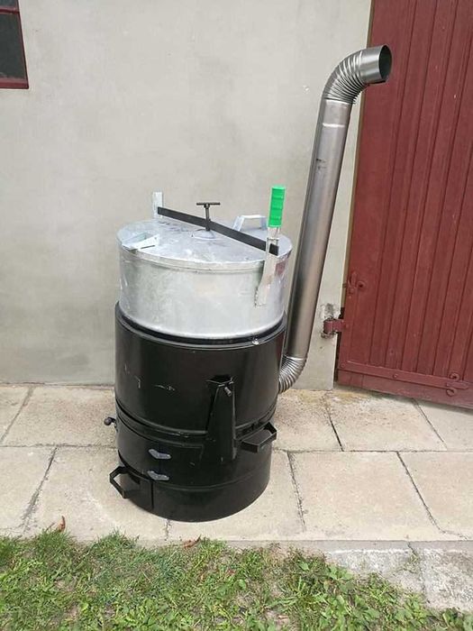 Parnik gospodarczy ocynkowany 60L 100L 160L parownik węglowy