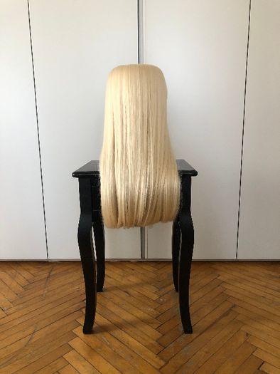 Перука на сітці блонд 50 см