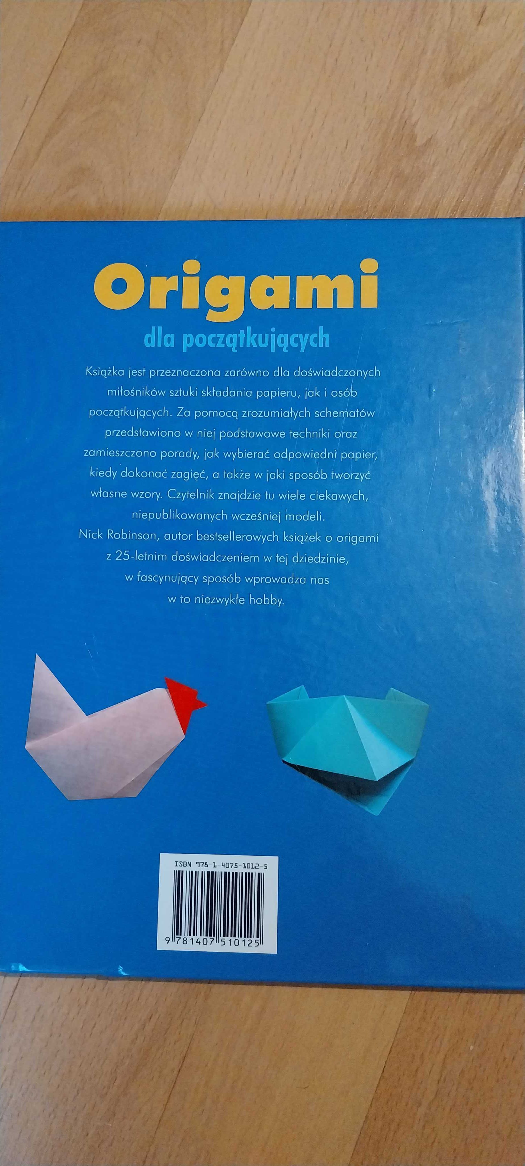 Ksiazka.Origami dla początkujących.