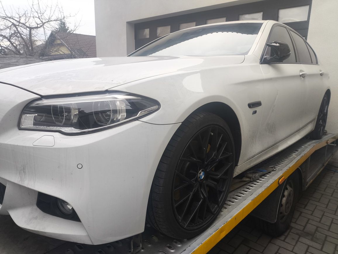BMW F10 LCI polift m pakiet a300 alpinweiss maska zderzak drzwi klapa