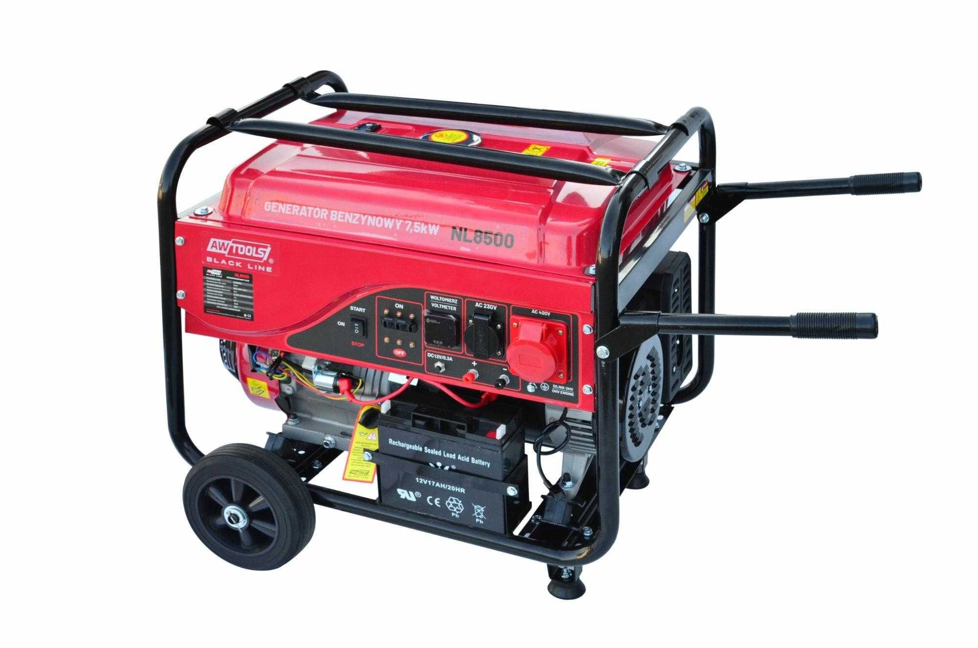 agregat Awtools 7,5kw 400v avr na kołach nowy gwarancja 16km