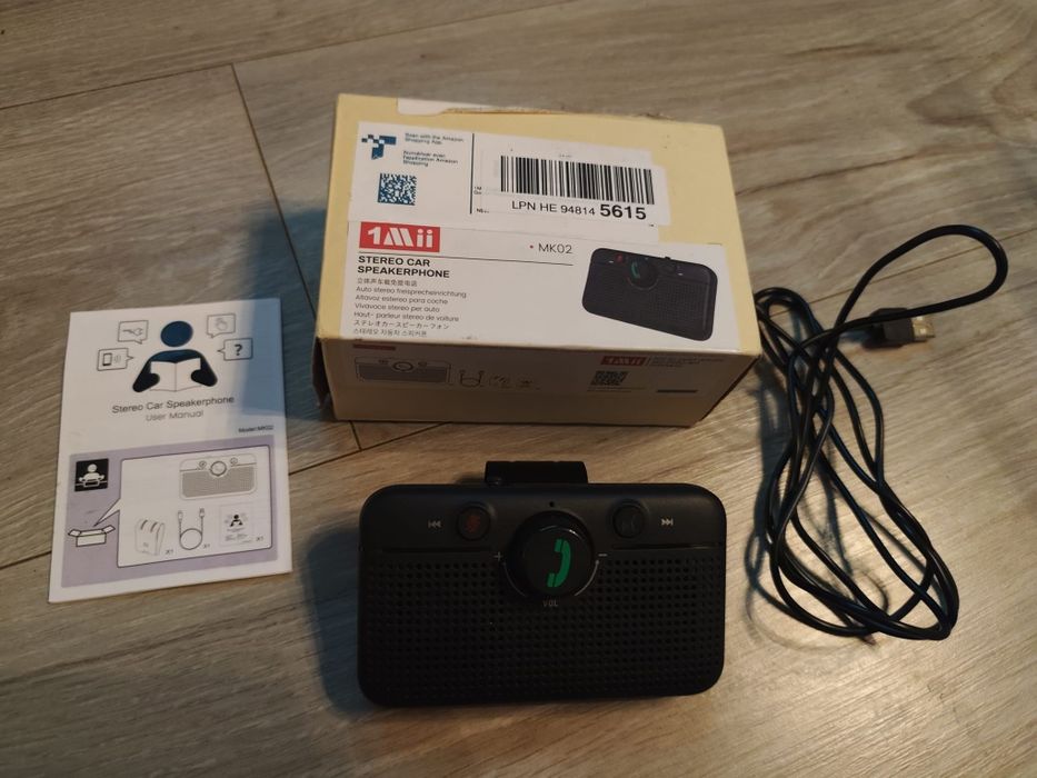 Głośnik samochodowy 1Mii Bluetooth 5.3 Bluetooth asystent głosowy MK02