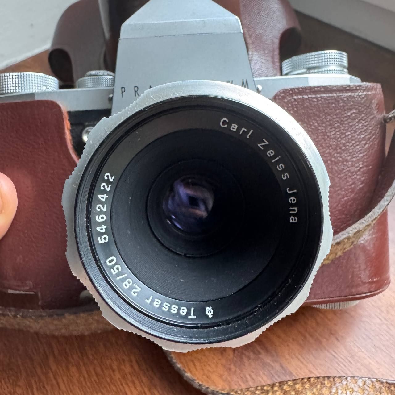 Aparat fotograficzny Praktica IV M Obiektyw Carl Zeiss Tessar