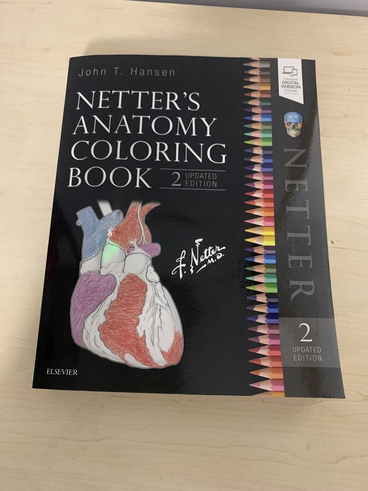 NETTER’S ANATOMY coloring book 2 updated edition