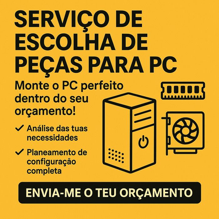Serviço de escolha de peças para PC