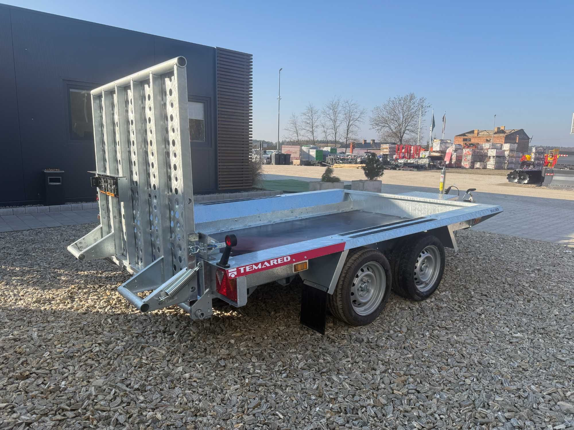Przyczepa pod minikoparkę Temared BUILDER DMC 3,5T / 3T / 2,7T / 1,8T