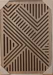 Panel ścienny dekoracjny MDF lamele x8