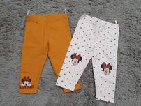 Zestaw spodni z ociepleniem spodnie C&A rozm 74 myszką minnie