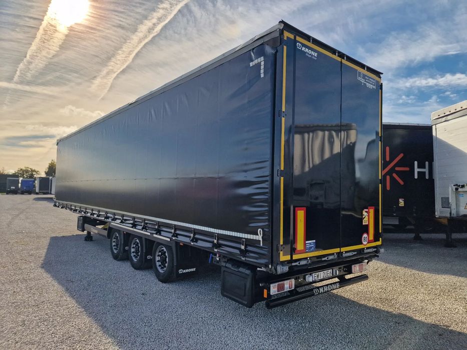 Krone Naczepa MEGA - BPW - OŚ PODNOSZONA - NOWE PLANDEKI - RAMA IDEALNA