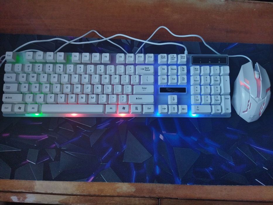 Клавіатура+мишка з підсвіткою нова