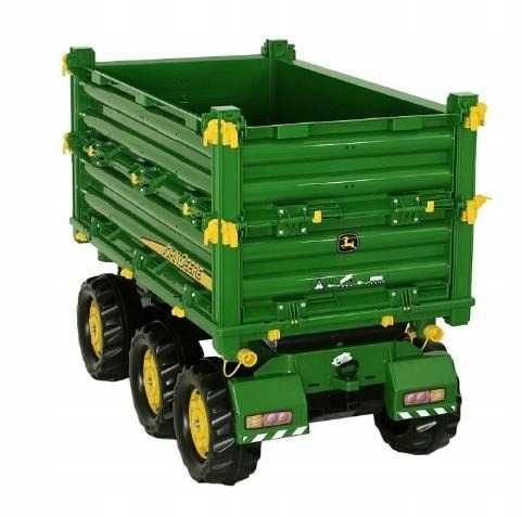 ROLLY TOYS Ogromna Przyczepa JOHN DEERE 3-osie