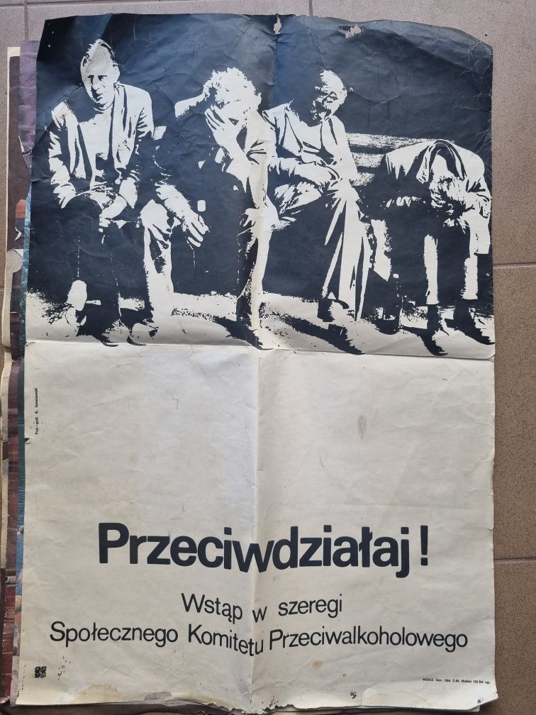 Plakaty z czasów PRL