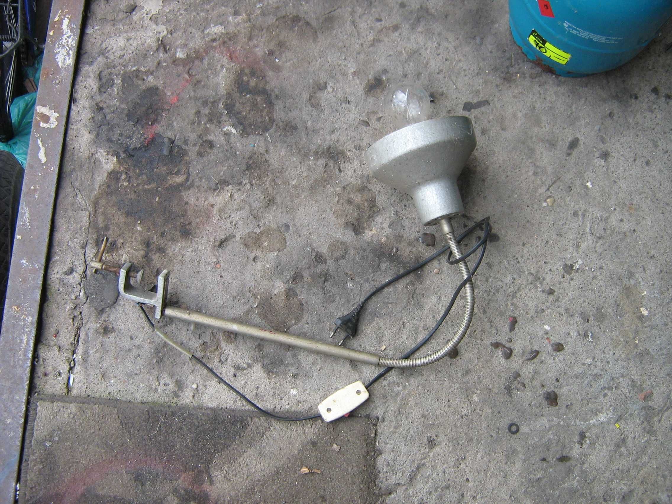 Lampa warsztatowa PRL