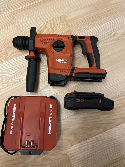 Wiertarka akumulatorowa Hilti TE6-22 NURON zestaw idealny stan