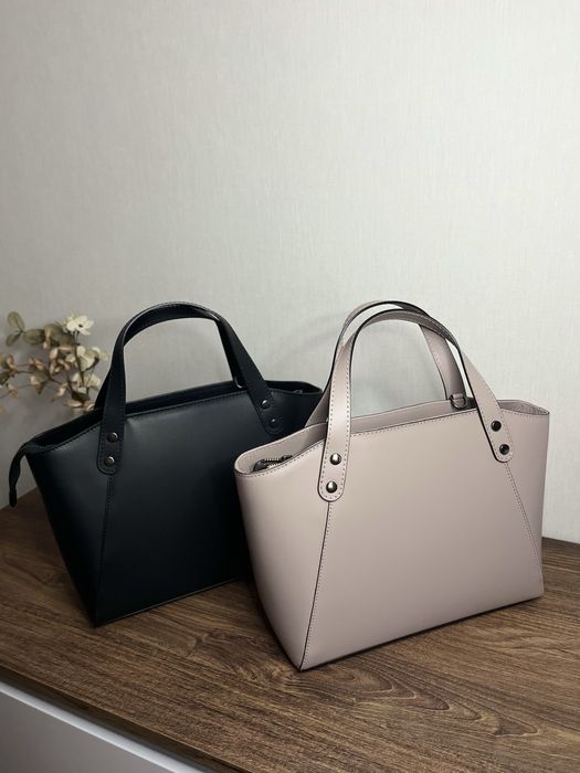 Шкіряна сумка тоут Virginia  Conti Італія