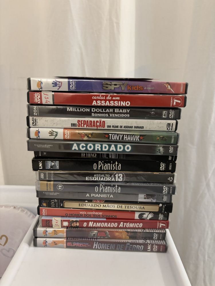 DVD’s Músicas e Filmes