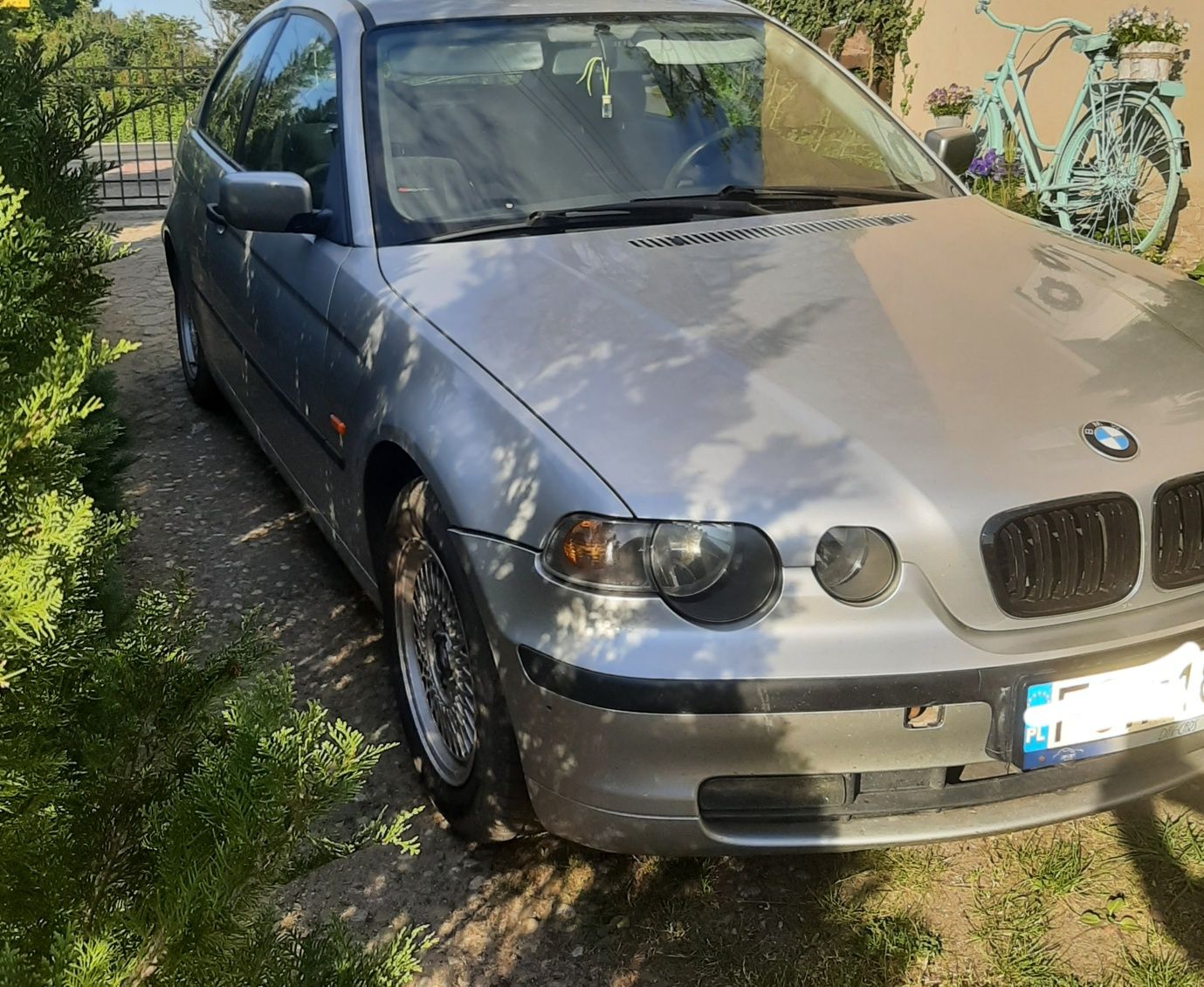 BMW e46 srebrny metalic