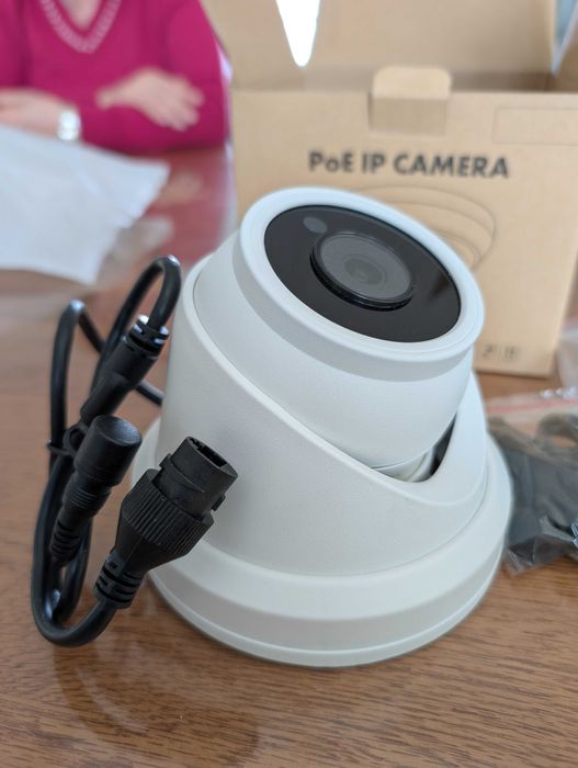 Câmara de segurança IP PoE 5 MP