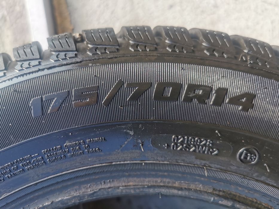 Opony zimowe 175/70R14 stan idealny!
