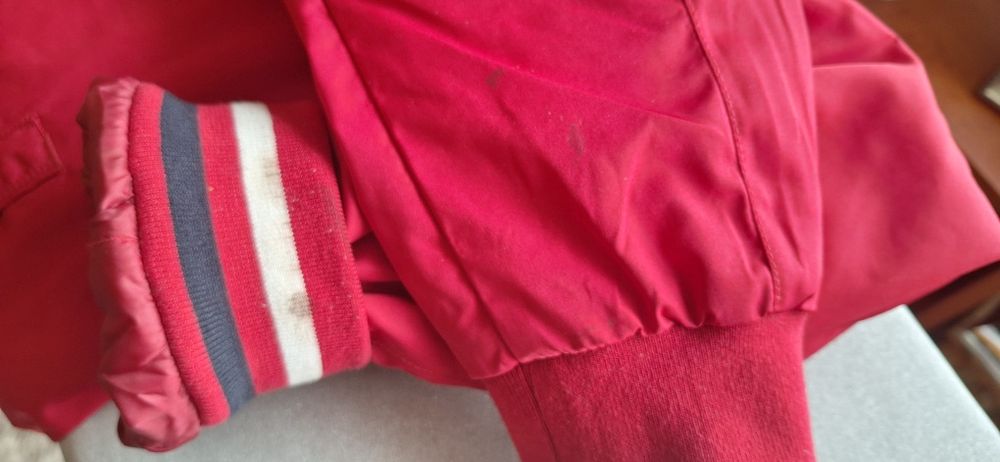 Kurtka męska L czerwona wiosna