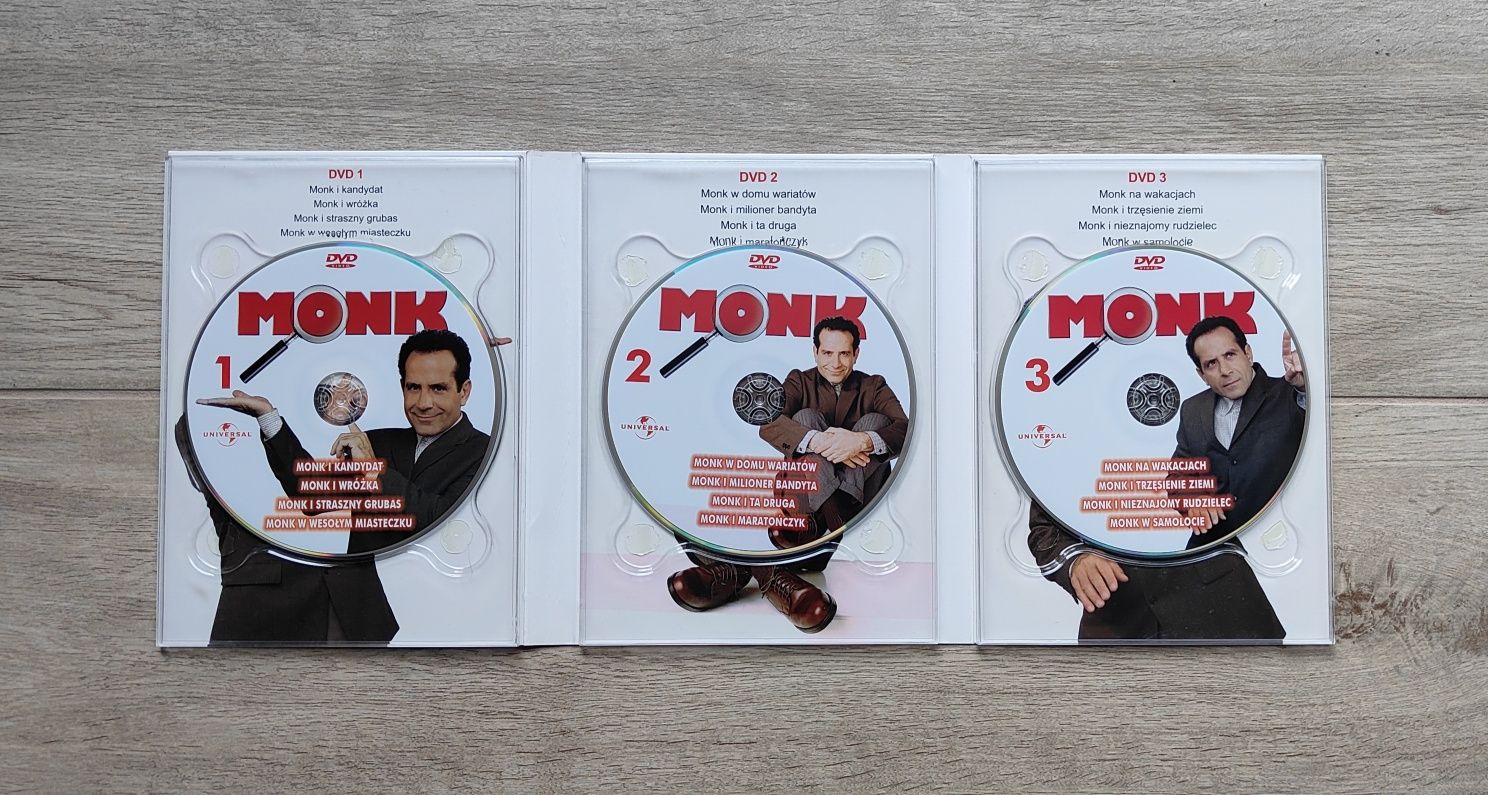 Detektyw Monk sezon 1 film serial na dvd