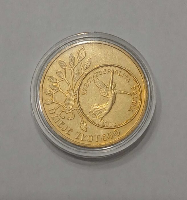 2 zł dzieje złotego 5 złotych z 1928 roku- Nike 2007