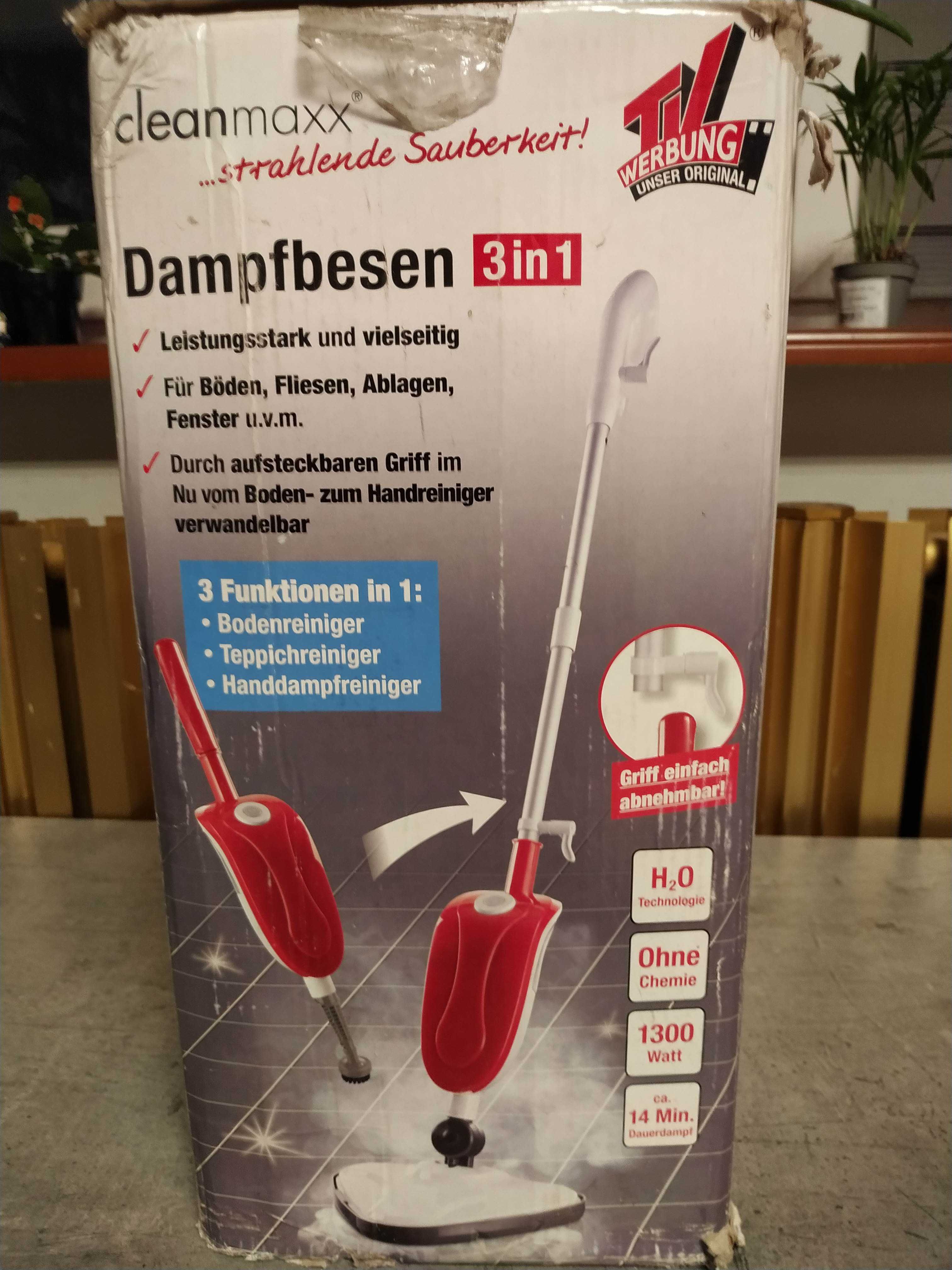 mop parowy clean maxx dampfbesen 3&1