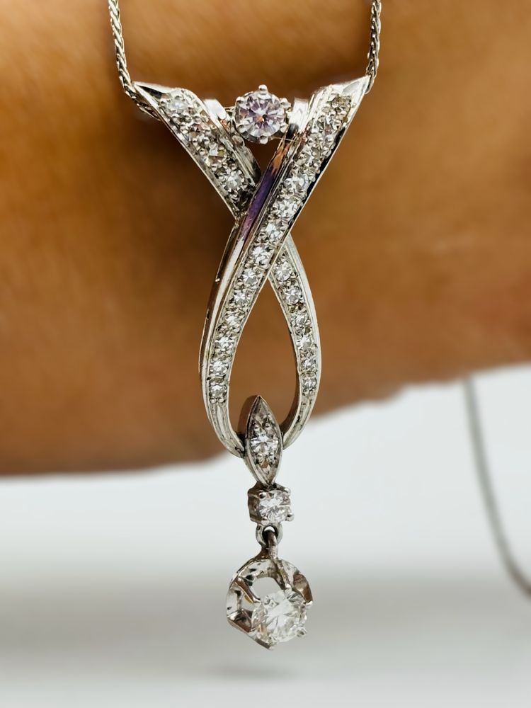 Zawieszka Złota z Brylantami 0.90ct 585/14k 5.99g