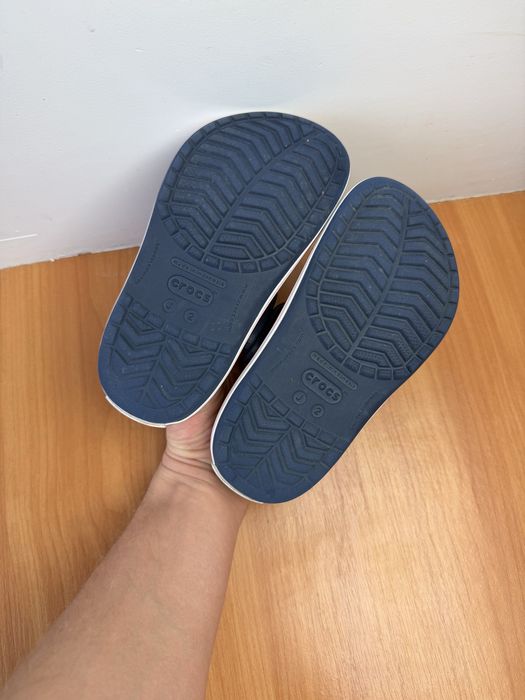 Шлепанцы Crocs Crocband размер 33 оригинал детские синие сабо тапочки