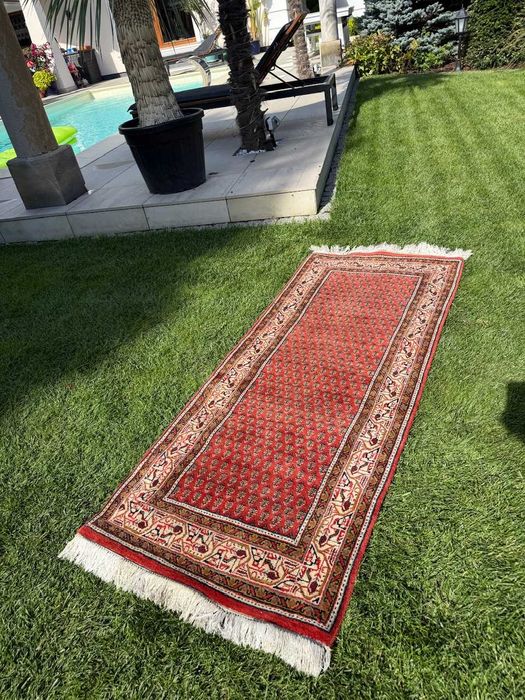 Chodnik Dywan Ręcznie Tkany Kaszmirowy perski Indo Mir 210x80 gal.6tyś