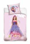 Pościel bawełniana licencyjna 100x135 Lalka Barbie