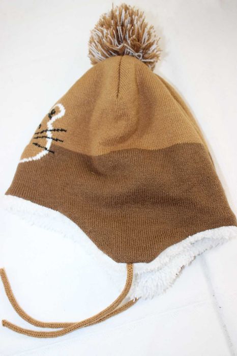 sj2 So Cute Pepco chłopięca zimowa czapka uszatka 2-3 lata 51cm