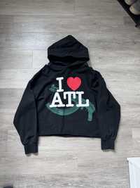 bluza vlone i love atl boxy hoodie swag