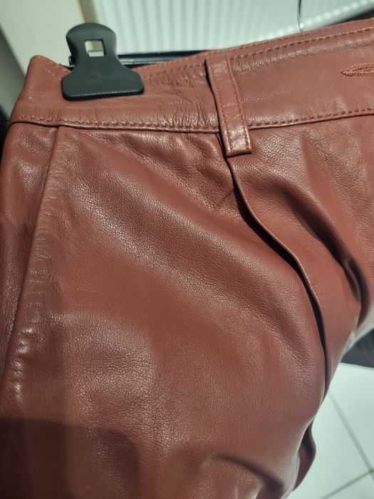 Новые кожаные кюлоты Zara