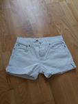 biale spodenki h&M S M szorty diy