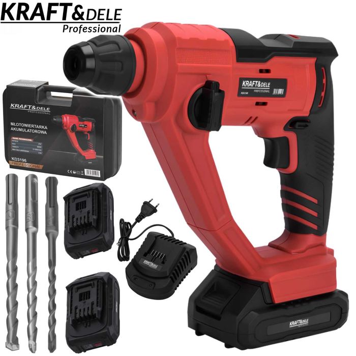 KRAFT&DELE Młot Udarowy Akumulatorowy 21v 2j Bezszczotkowy KD3196