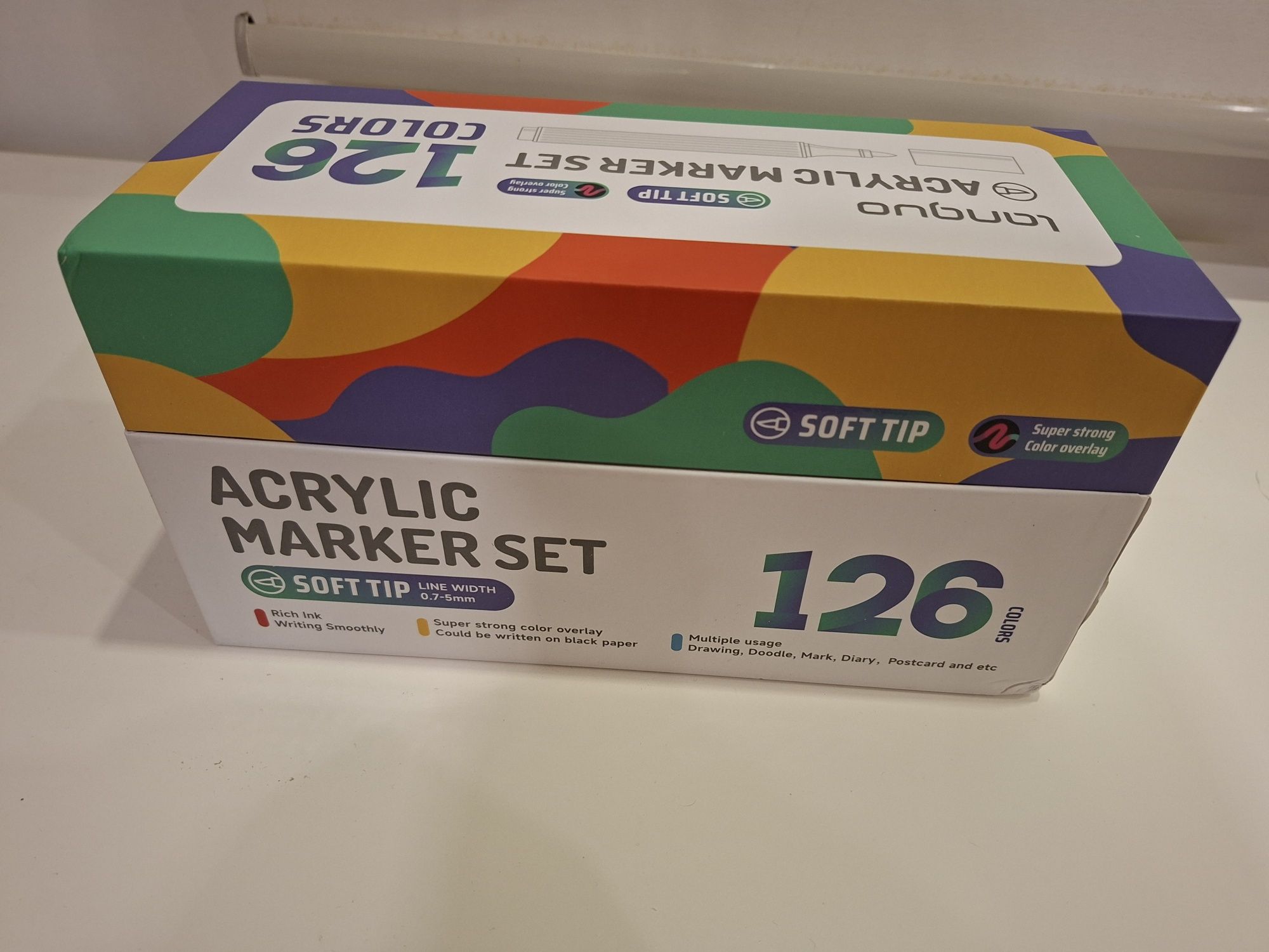 Marcadores Acrílicos 126 cores
